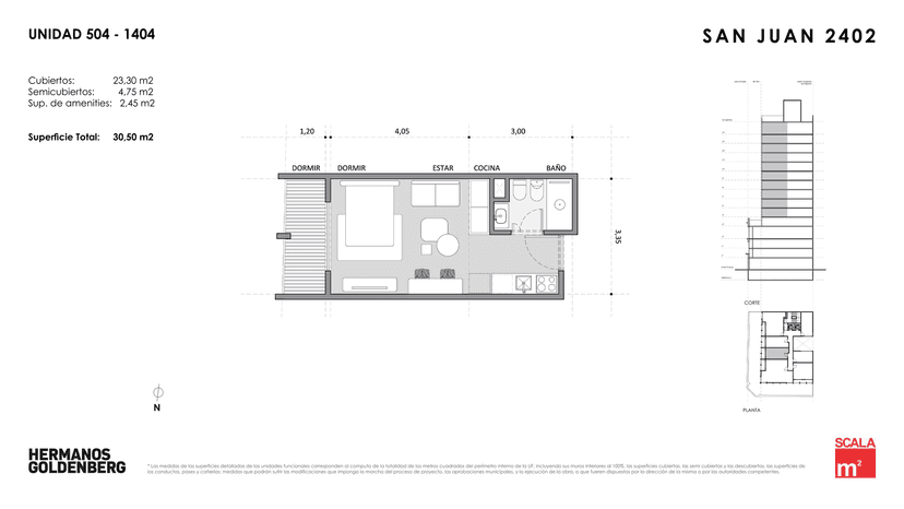 Plano de la unidad UF604